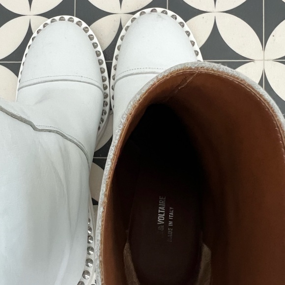 STUDDED ZADIG & VOLTAIRE BOOTS - Picture 2 of 5